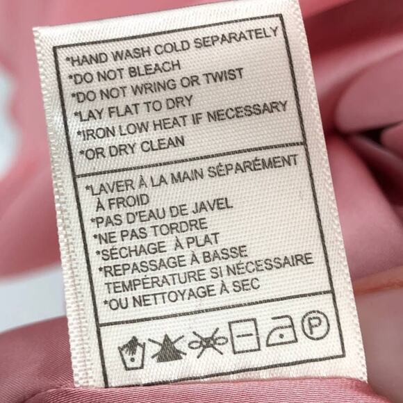 BB Dakota RSVP Blush Pink Spaghetti Strap Lace Up Back Side Zip Long Dress READ - Picture 7 of 10